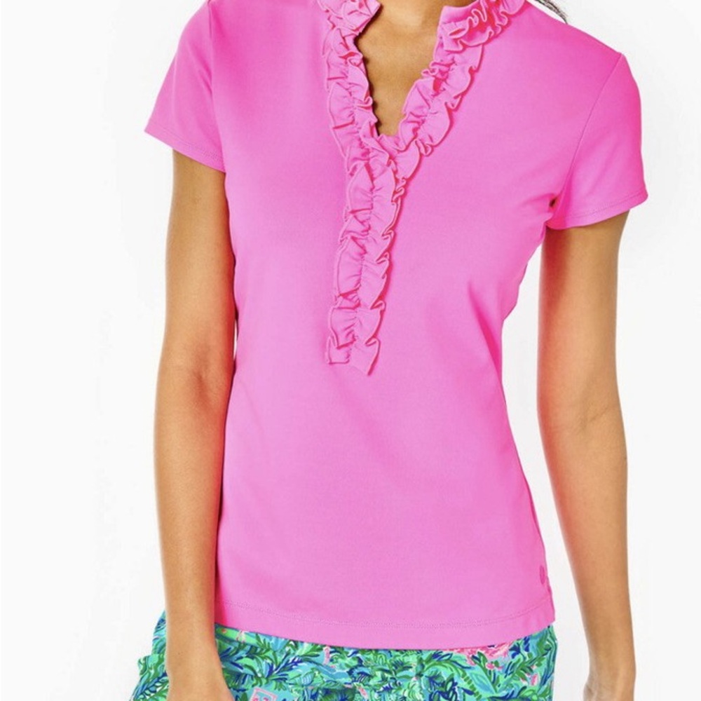 NWT Lilly Pulitzer Friday Luxletic Polo